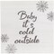 Northlight 11.75" Glittered "Baby It's Cold Outside" Christmas Wall Sign